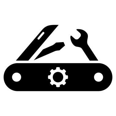 Swiss Knife düz vektör simgesi