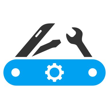 Swiss Knife düz vektör simgesi
