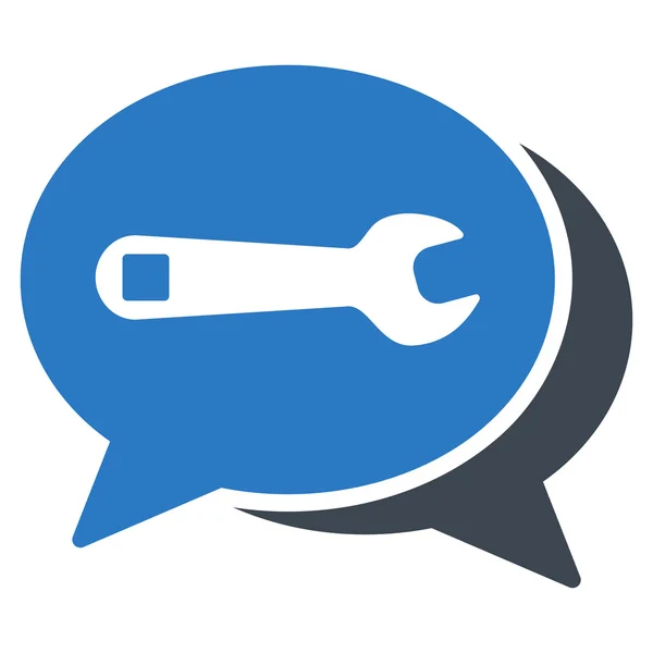 Conversação de reparação Flat Vector Icon —  Vetores de Stock
