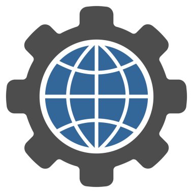 Genel seçenekleri düz vektör simgesi