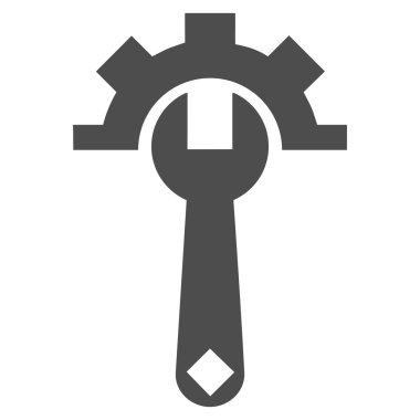 Hizmet seçenekleri düz vektör simgesi