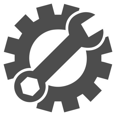 Yapılandırma araçlar düz vektör simgesi