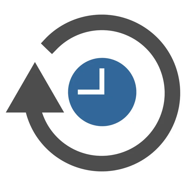 Wiederholen Uhr flache Vektor-Symbol — Stockvektor