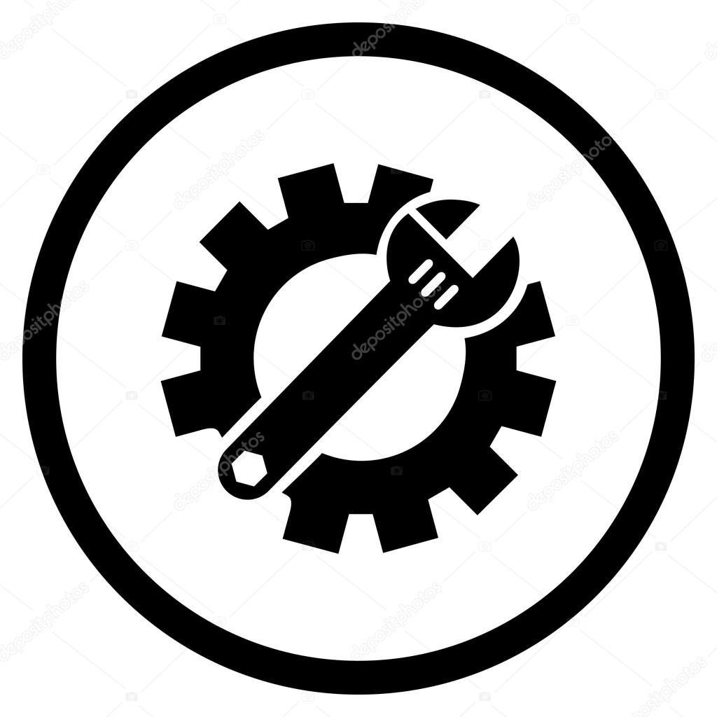 Mecánica Herramientas de servicio Icono vectorial redondeado plano vector, gráfico vectorial © ahasoft imagen #113810384
