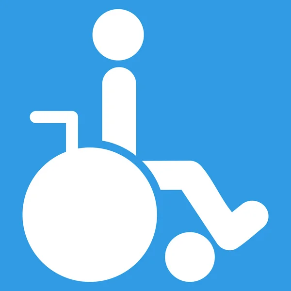 Символ инвалидной коляски — стоковое фото