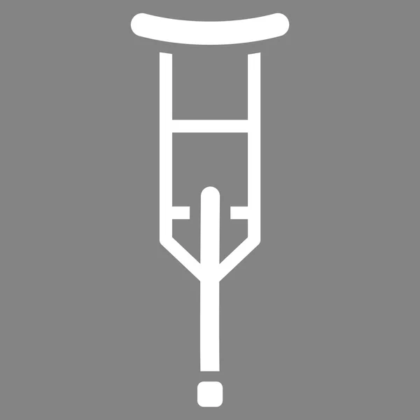 Crutch Flat Glyph Icono —  Fotos de Stock