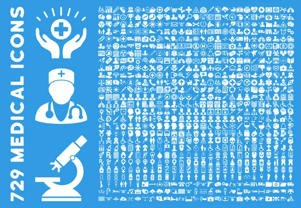 Flat Medical Icon Set — Stock Photo, Image