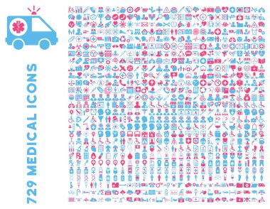 Düz tıp Icon Collection