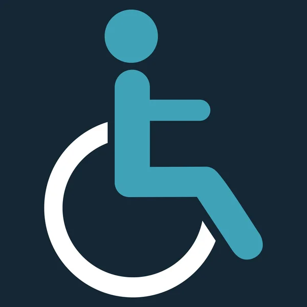 Osoby se zdravotním postižením rovné vektorové ikony — Stockový vektor
