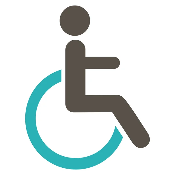 Osoby se zdravotním postižením rovné vektorové ikony — Stockový vektor