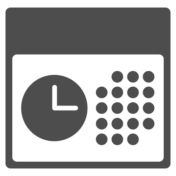 Icono de hora y fecha — Archivo Imágenes Vectoriales
