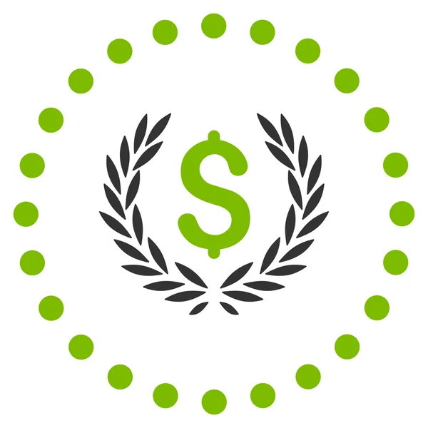 Icône emblème de la Banque Laurel — Image vectorielle