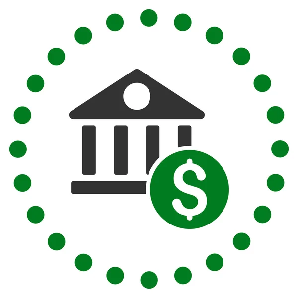 Dollarn Bank ikonen — Stock vektor