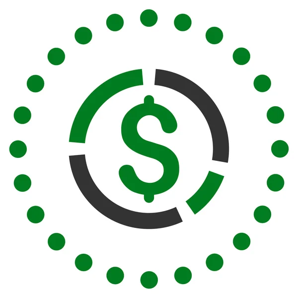 Finansiella Diagram ikon — Stock vektor