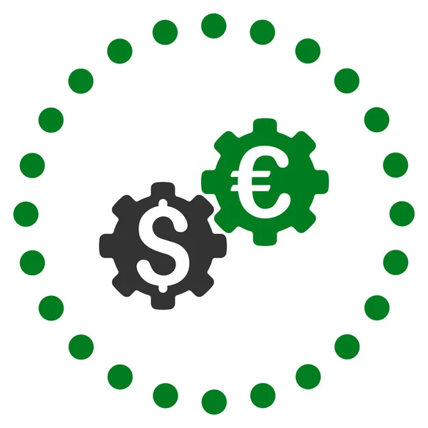 Financiële mechanica pictogram — Stockvector