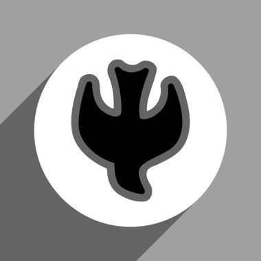 Uzun Gölge düşen ruh düz kare simgesi