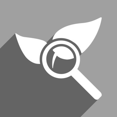 Doğal ilaçlar düz kare simgesini uzun gölge ile keşfedin