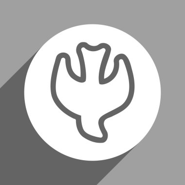 Uzun Gölge düşen ruh düz kare simgesi