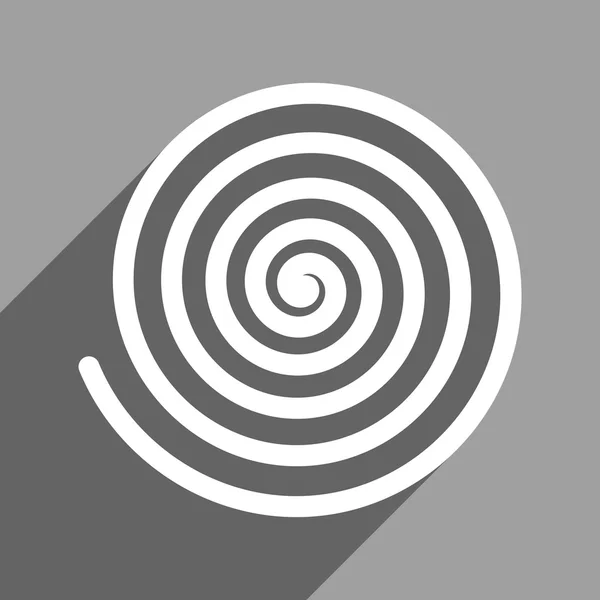 Hypnosis Flat Square Icon with Long Shadow — Stockový vektor