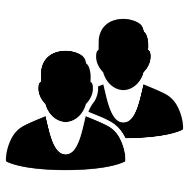 Kullanıcılar düz vektör simgesi