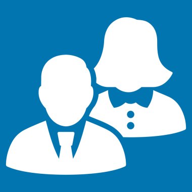 insanlar düz vektör simgesi