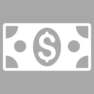 Banknot düz vektör simgesi