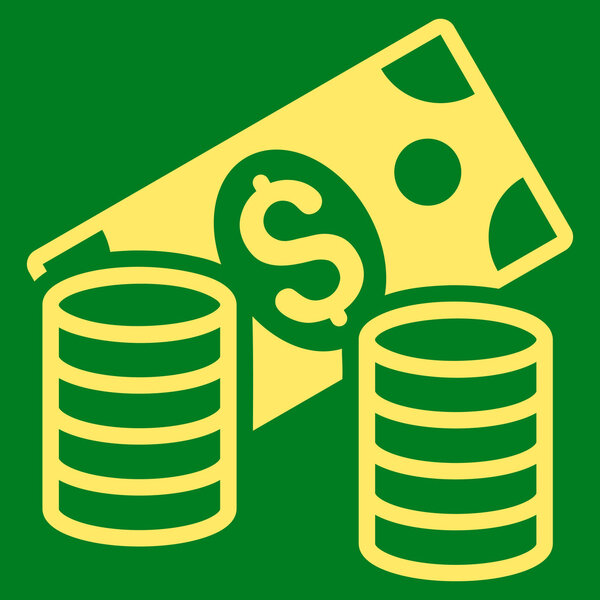 Cash Flat Vector Icon