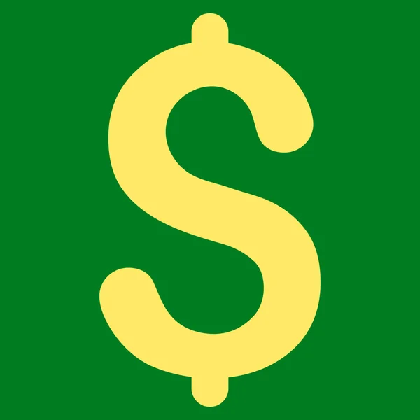 Dollar Flat Vector Icon — Stock Vector