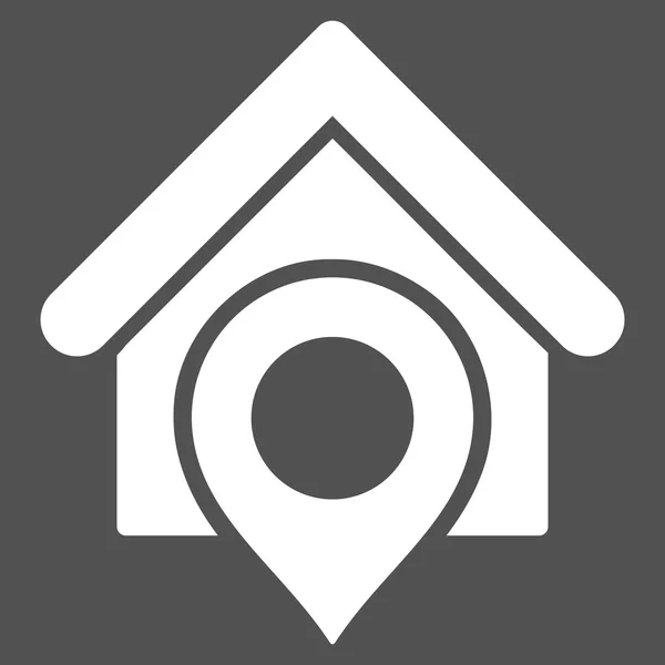 Ubicación del Inmo Piso Vector Icon — Vector de stock