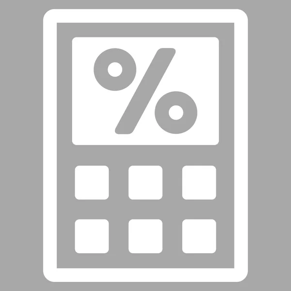 Tax Calculator Flat Vector Icon — Stock Vector