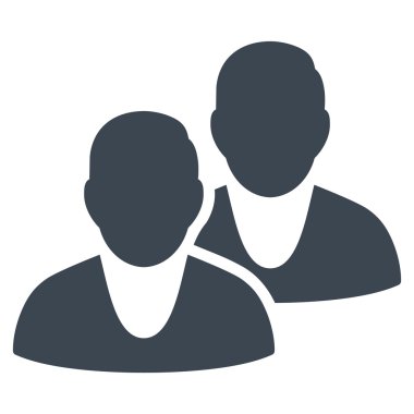 Kullanıcılar düz vektör simgesi