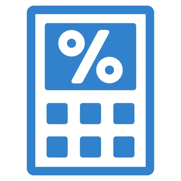 Tax Calculator Flat Vector Icon — Stock Vector
