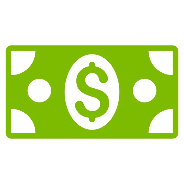 Banknote Flat Vector Icon — Stock Vector