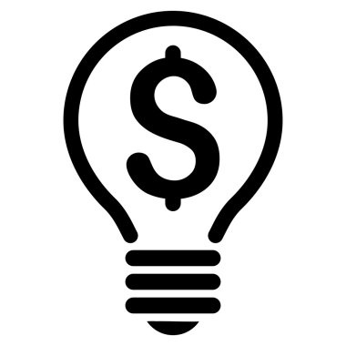 Patent düz glif simgesi