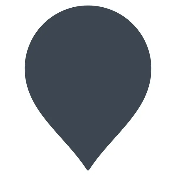 Mapa Marcador Flat Glyph Icon — Fotografia de Stock