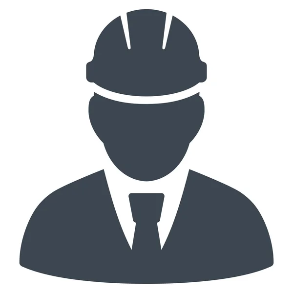 Engineer Flat Glyph Icon — Stock Photo, Image