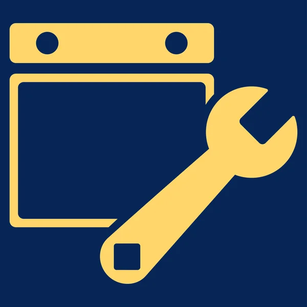 Datum instellingen pictogram — Stockvector