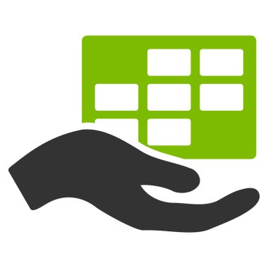 Hizmet zamanlama simgesini