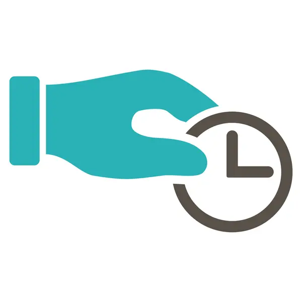 Propiedades del reloj Icono — Vector de stock