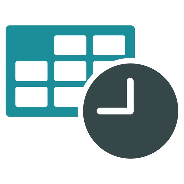 Datum a čas ikona — Stockový vektor