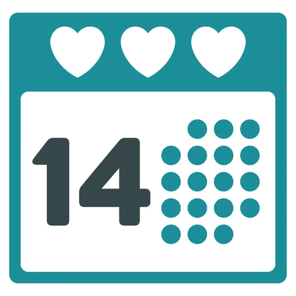 Valentine Love Day Icon — Stock Vector