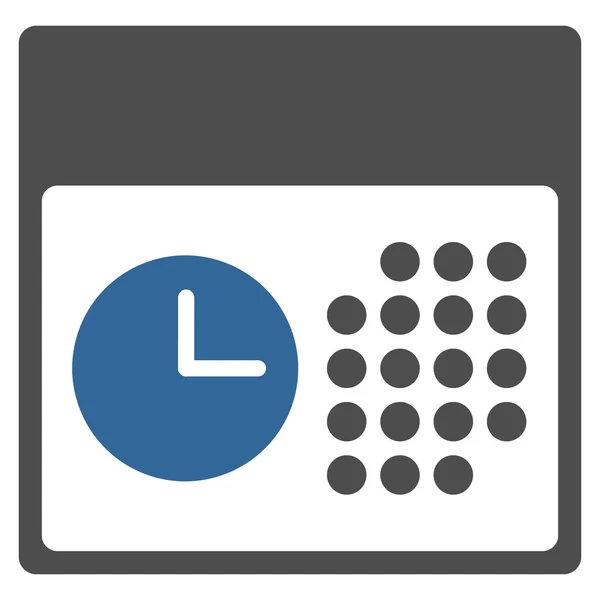 Icono de hora y fecha — Vector de stock