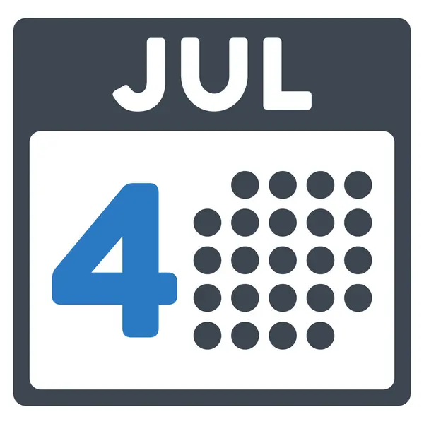 Εικονίδιο ημερομηνία ανεξαρτησίας — Διανυσματικό Αρχείο