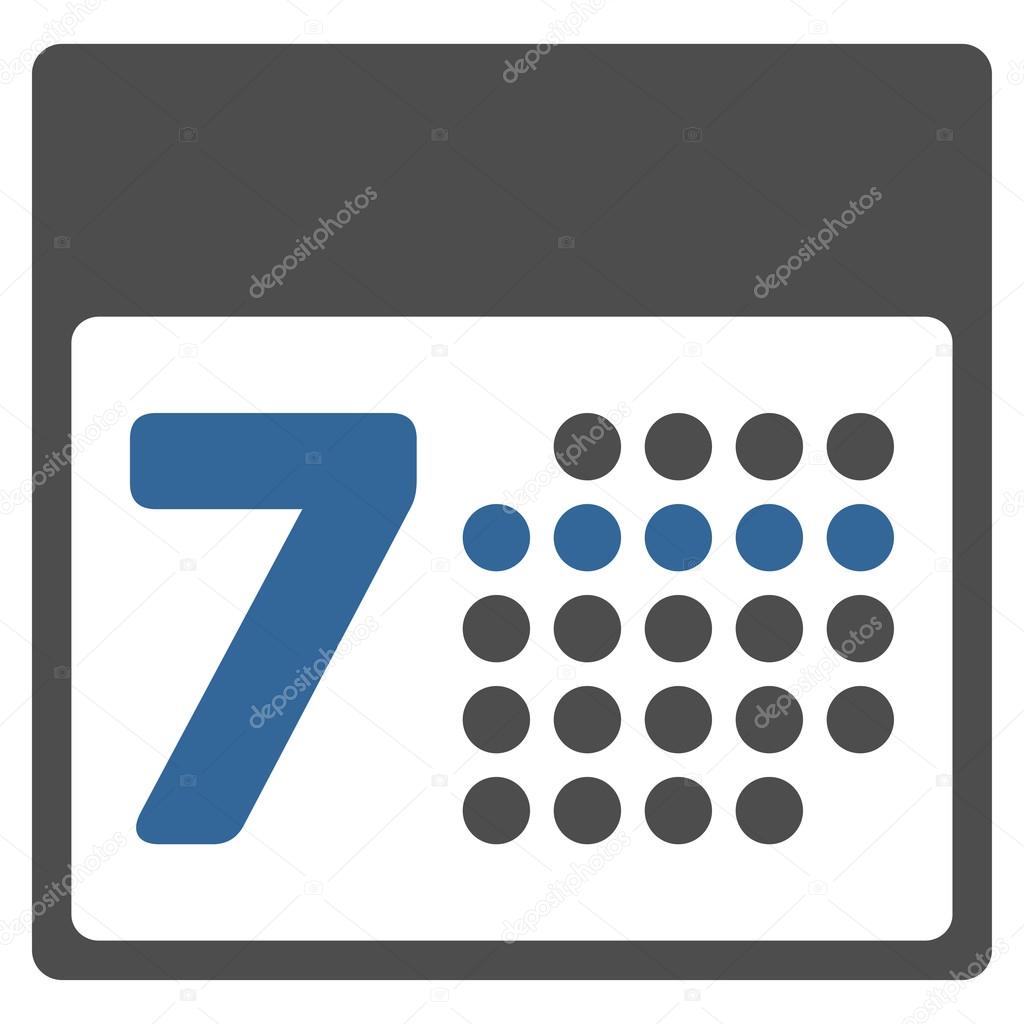 カレンダー週アイコン ストックベクター C Ahasoft