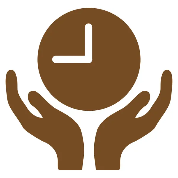 Zegar pielęgnacji ikona — Wektor stockowy
