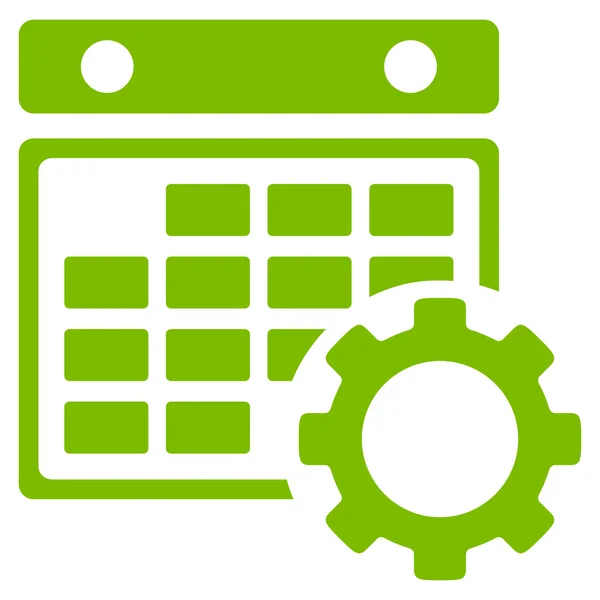Ícone de configuração do calendário — Vetor de Stock