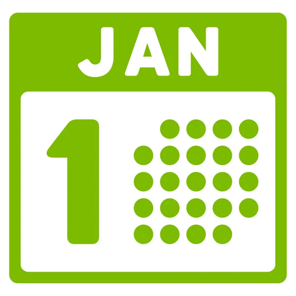 1er janvier Icône — Image vectorielle