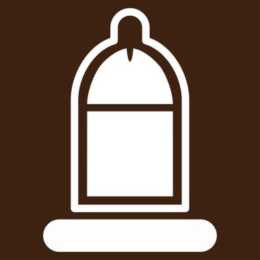 Protected Penis With Condom Flat Icon