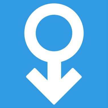 İktidarsızlık sembol düz simgesini