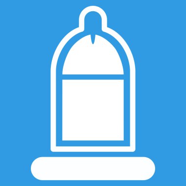 Protected Penis With Condom Flat Icon